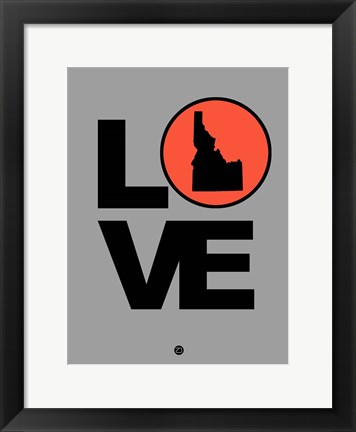 Framed Love Idaho Print