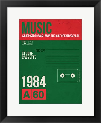 Framed Music Of Everyday Life Print