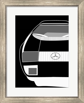 Framed Mercedes-Benz C111 Print