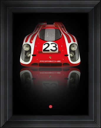 Framed 1970 Porsche 917 Print