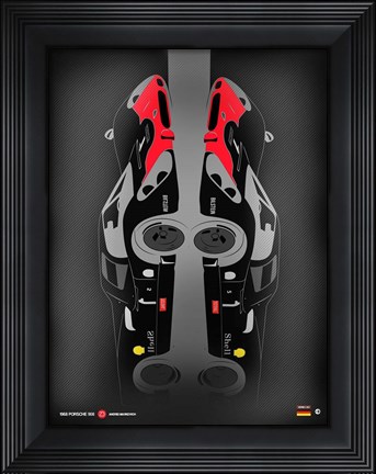 Framed 1968 Porsche 908 II Print