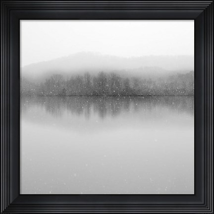 Framed Snowfalls; Clinch River Print