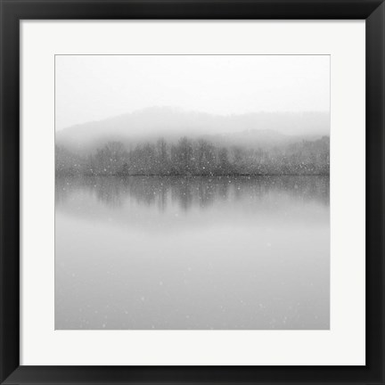 Framed Snowfalls; Clinch River Print