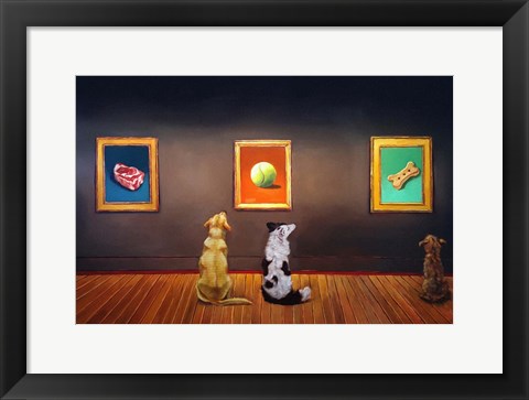 Framed Dog Museum Print