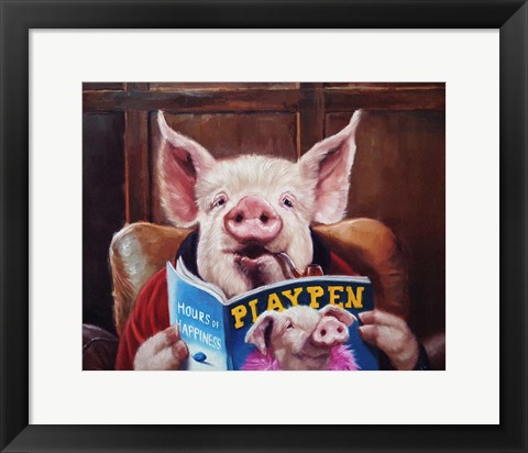 Framed Male Chauvinist Pig Print