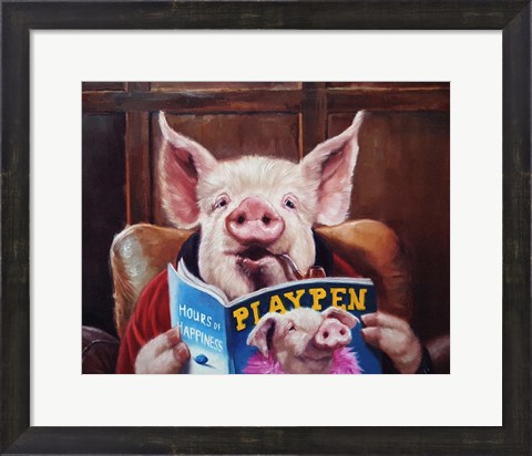 Framed Male Chauvinist Pig Print