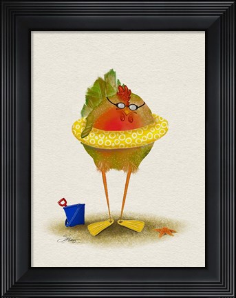 Framed Sally Hen Print