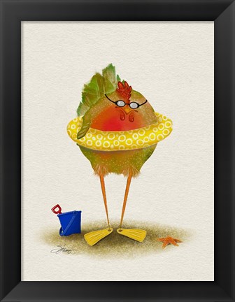 Framed Sally Hen Print
