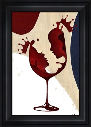 Framed Drink of Love Print