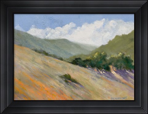 Framed Old Toll Road, Calistoga Print