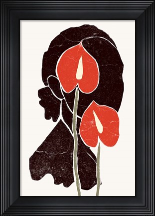 Framed Anthurium Print