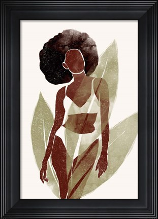 Framed Swimsuit I Print