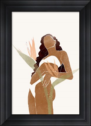 Framed Swimsuit II Print