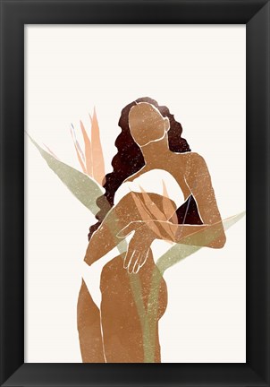 Framed Swimsuit II Print