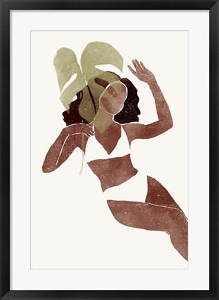 Framed Swimsuit III Print
