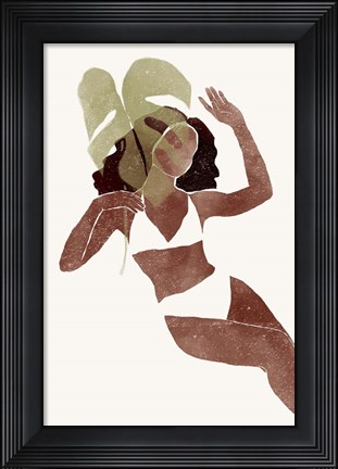 Framed Swimsuit III Print