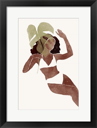 Framed Swimsuit III Print