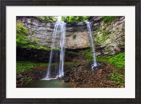 Framed Below Fall Creek Falls Print