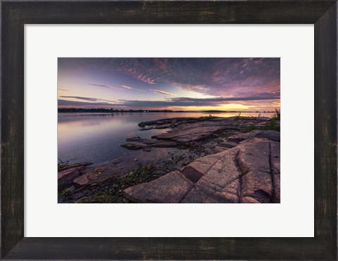 Framed Thousand Islands Sunrise Print