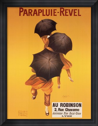 Framed Parapluie Revel Print