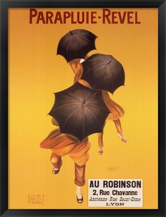 Framed Parapluie Revel Print