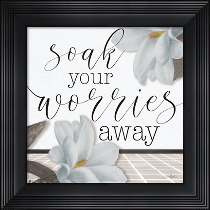 Framed Powder Soak Worries Print