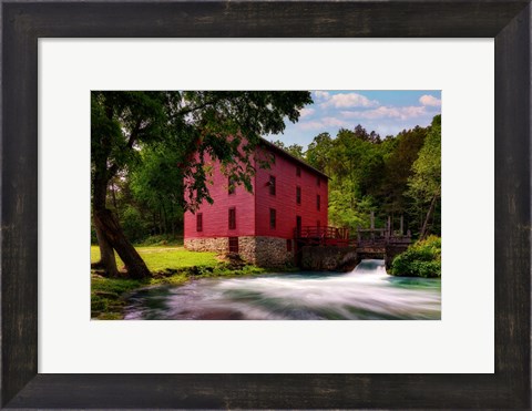 Framed Alley Mill Print