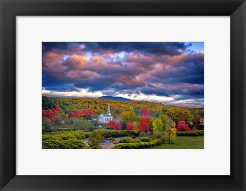 Framed Stowe Autumn Print