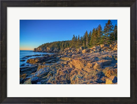 Framed Clear Morning in Acadia Print