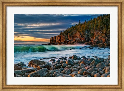 Framed Boulder Beach Dawn Print
