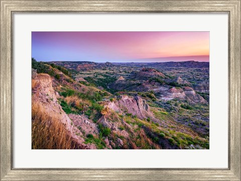 Framed Morning at Painted Canyon Print