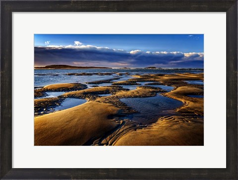 Framed Morning on Popham Beach Print
