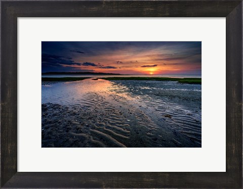 Framed Sunset on Wing Island Print