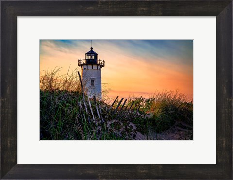 Framed Race Point Lighthouse Print