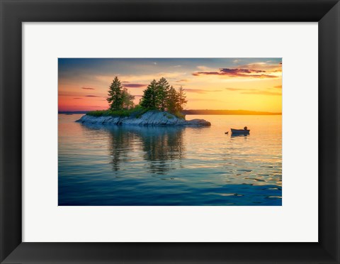 Framed Sunset Reset Print