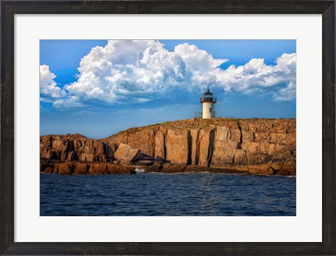 Framed Pond Island Lighthouse Print