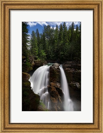Framed Nooksack Falls Print