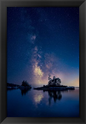 Framed Night Falls at Lookout Point Print