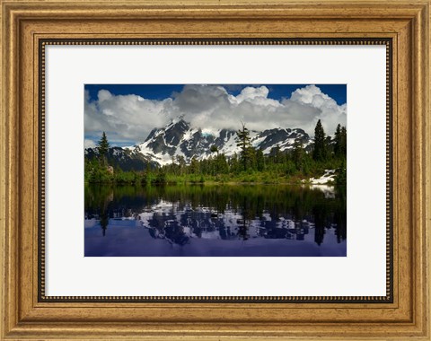 Framed Head in the Clouds Print