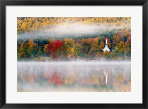 Framed Autumn in New Hampshire Print