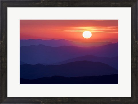Framed Appalachian Sunset Print