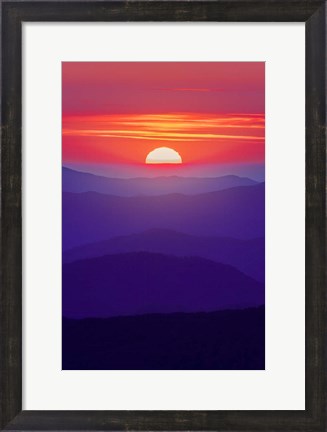 Framed Appalachian Sunset II Print
