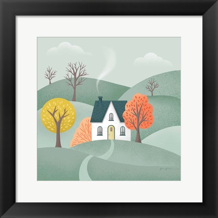 Framed Sweater Weather VI Print