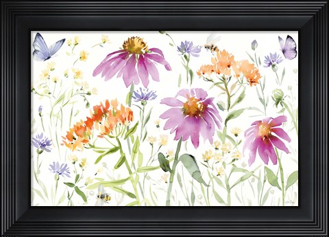 Framed Wild for Wildflowers I Print