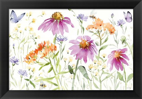 Framed Wild for Wildflowers I Print