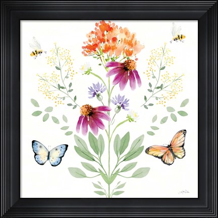 Framed Wild for Wildflowers VIII Print