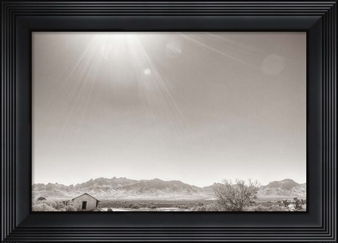 Framed Southwestern Sun Print