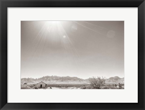 Framed Southwestern Sun Print