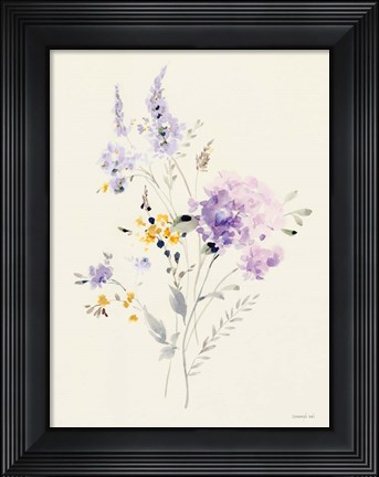Framed Lilac Season I Pastel Print