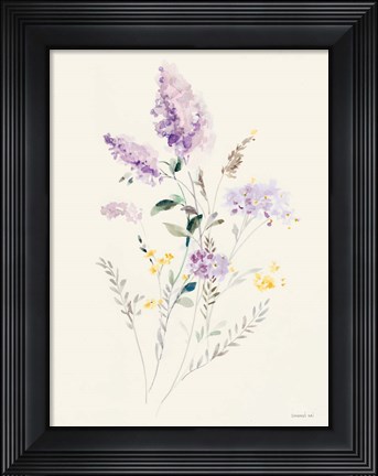 Framed Lilac Season II Pastel Print
